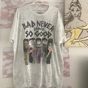 ☘️5/$25 SUICIDE SQUAD Paint Splatter Graphic Tee(3